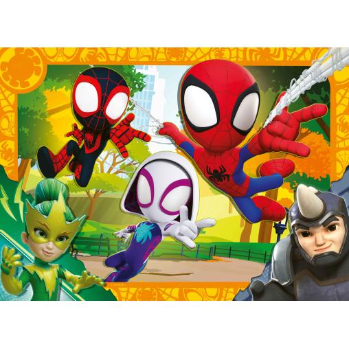 Puzzle Ravensburger Spidey Amazing Friends de 4x42 Pzs