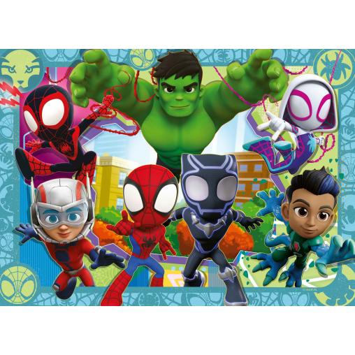 Puzzle Ravensburger Spidey Amazing Friends de 4x42 Pzs