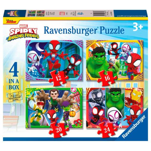 Puzzle Ravensburger Spidey and Firends Progresivo 12+16+20+24 Pz