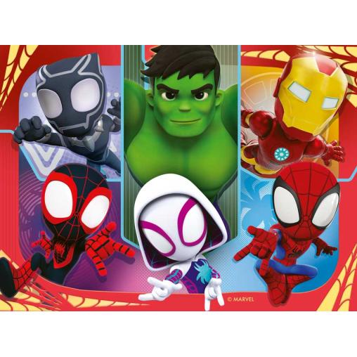 Puzzle Ravensburger Spidey and Firends Progresivo 12+16+20+24 Pz