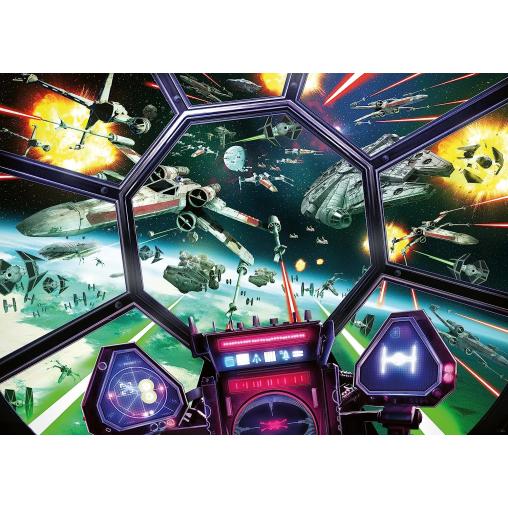 Puzzle Ravensburger Star Wars: Cabina TIE Fighter  de 1000 Piez