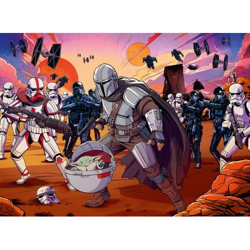 Puzzle Ravensburger Star Wars Mandalorian: El Reto XXL de 200P