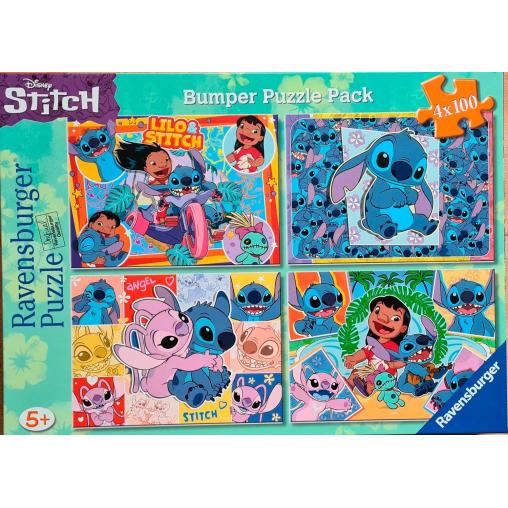 Puzzle Ravensburger Stitch de 4 x 100 Piezas