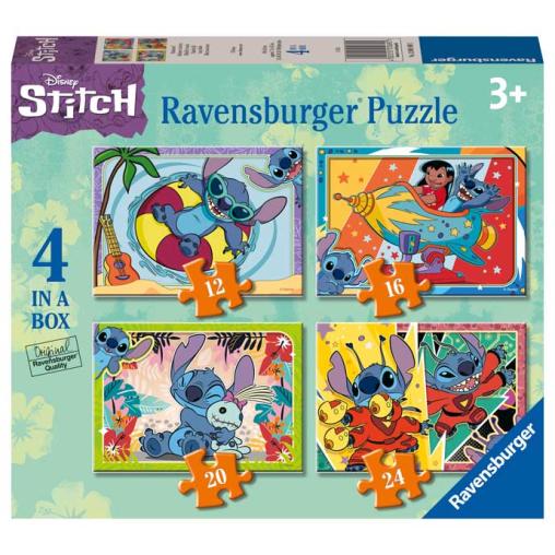 Puzzle Ravensburger Stitch Progresivo 12+16+20+24 Pz