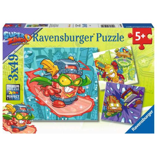 Puzzle Ravensburger SuperThings Rivals of Kaboom de 3x49 Pzs