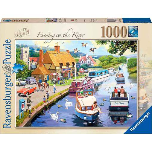 Puzzle Ravensburger Tarde en el Río de 1000 Piezas