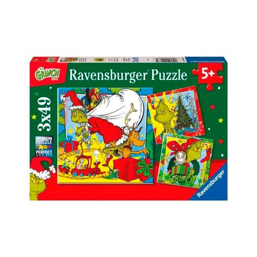 Puzzle Ravensburger The Grinch de 3x49 Piezas