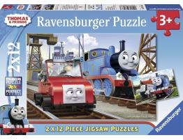 Puzzle Ravensburger Thomas et ses amis 2 x 12 pièces