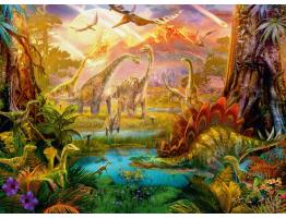 Puzzle Ravensburger Tierra de los Dinosaurios de 500 Piezas