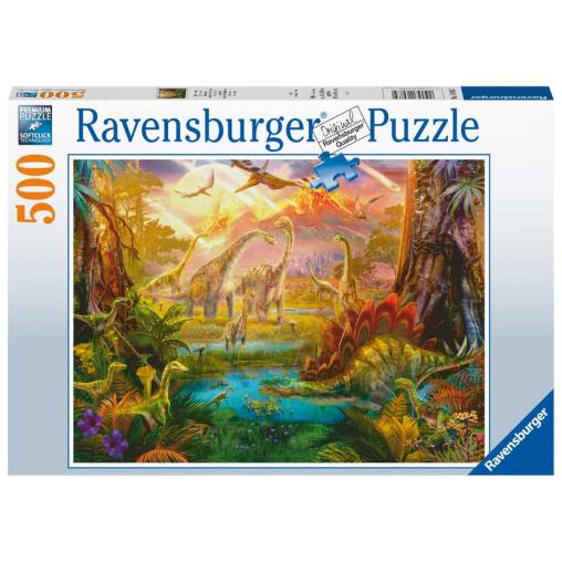 Puzzle Ravensburger Tierra de los Dinosaurios de 500 Piezas