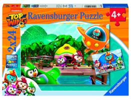 Puzzle Ravensburger Top Wing de 2x24 Piezas