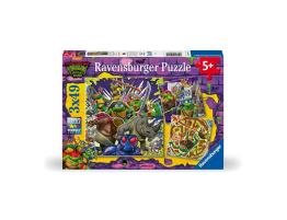 Puzzle Ravensburger Tortugas Ninja de 3x49 Piezas