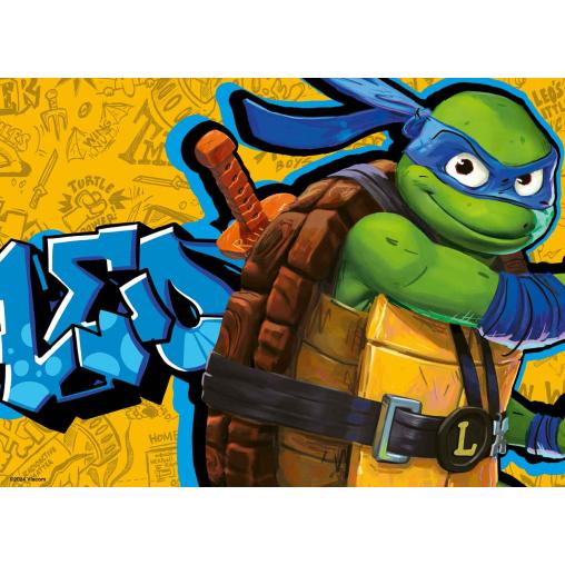 Puzzle Ravensburger Tortugas Ninja de 4 x 100 Piezas