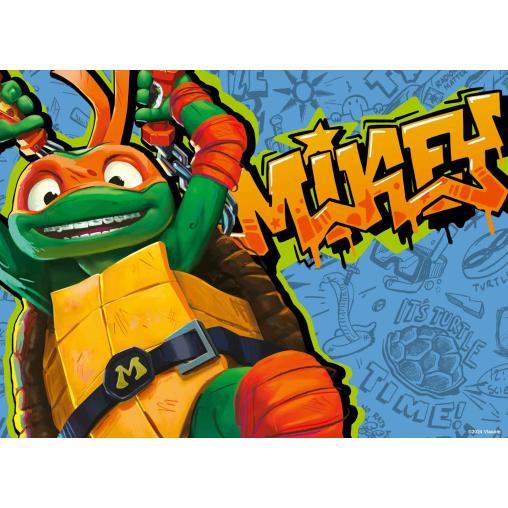 Puzzle Ravensburger Tortugas Ninja de 4 x 100 Piezas