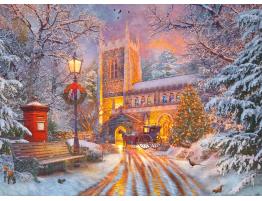 Puzzle Ravensburger Una Navidad Brillante Fosforescente de 500 P