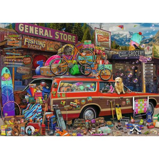 Puzzle Ravensburger Vacaciones Familiares de 1000 Piezas