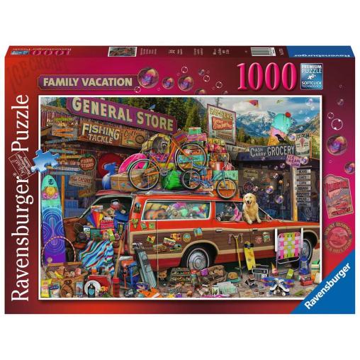 Puzzle Ravensburger Vacaciones Familiares de 1000 Piezas