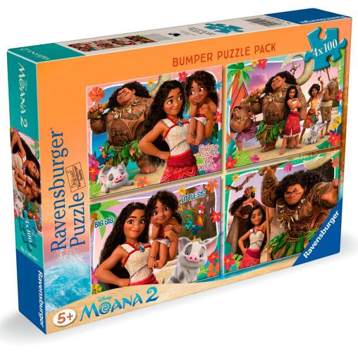 Puzzle Ravensburger Vaiana 2 de 4 x 100 Piezas