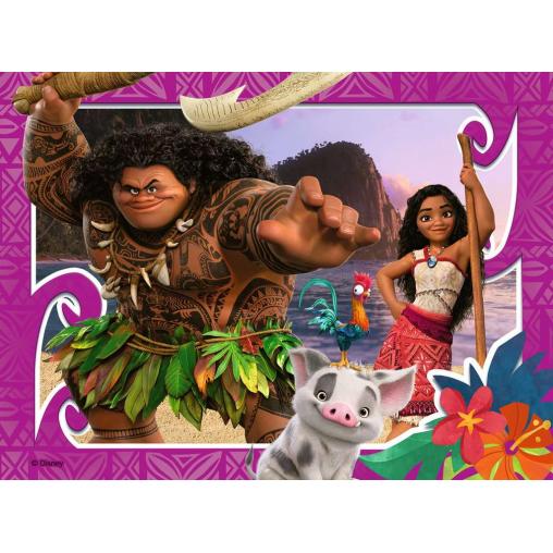 Puzzle Ravensburger Vaiana 2 Progresivo de 12+16+20+24 Pzs