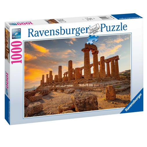 Puzzle Ravensburger Valle de los Templos, Agrigento de 1000 Pzs