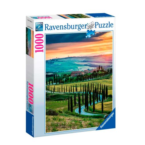 Puzzle Ravensburger Valle del Orcia, Toscana de 1000 Pzs