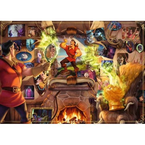 Puzzle Ravensburger Villanos Disney: Gastón de 1000 Pzs