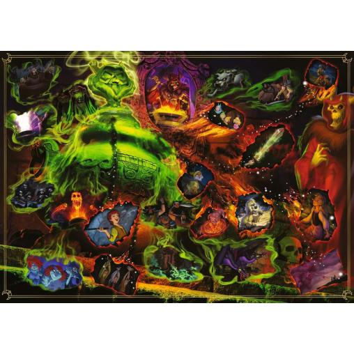 Puzzle Ravensburger Villanos Disney: Horned King de 1000 Pzs