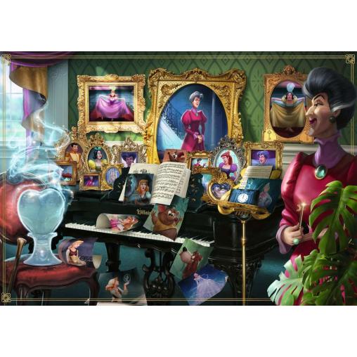 Puzzle Ravensburger Villanos Disney: Lady Tremaine de 1000 Pzs