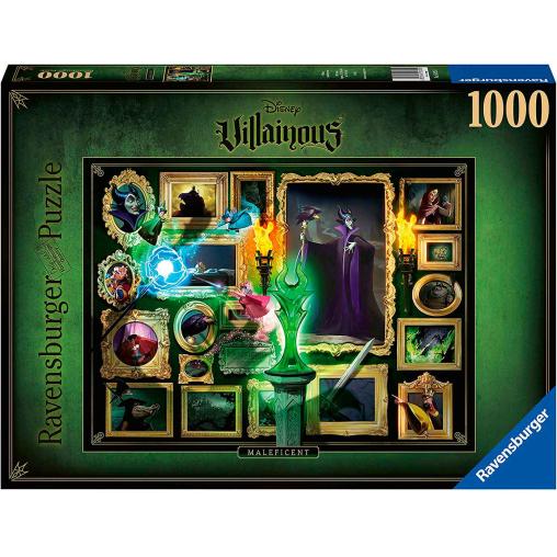 Puzzle Ravensburger Villanos Disney: Maléfica de 1000 Piezas