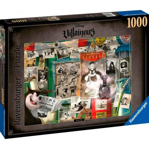 Puzzle Ravensburger Villanos Disney: Pete de 1000 Piezas