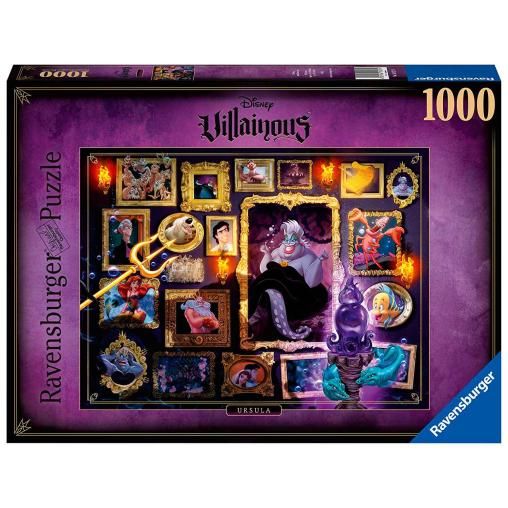 Puzzle Ravensburger Villanos Disney: Úrsula de 1000 Pzs