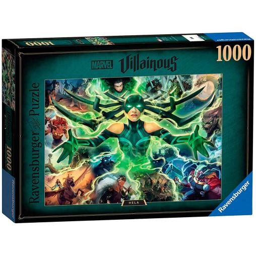 Puzzle Ravensburger Villanos Marvel: Hela de 1000 Piezas