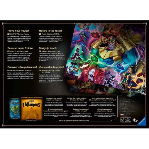 Puzzle Ravensburger Villanos Marvel: Hela de 1000 Piezas