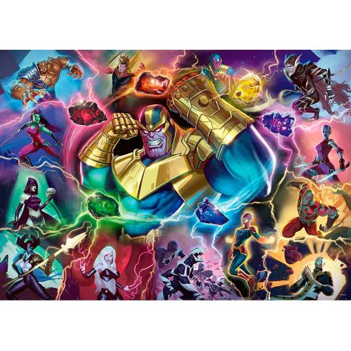 Puzzle Ravensburger Villanos Marvel: Thanos de 1000 Piezas