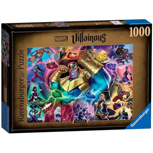 Puzzle Ravensburger Villanos Marvel: Thanos de 1000 Piezas