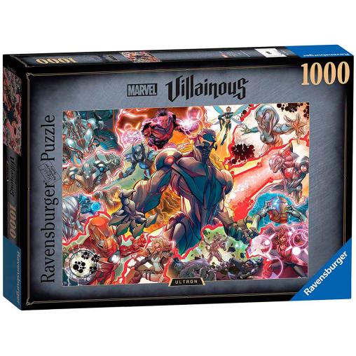 Puzzle Ravensburger Villanos Marvel: Ultron de 1000 Piezas