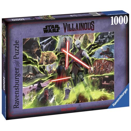 Puzzle Ravensburger Villanos Star Wars Asajj Ventress de 1000 Pz