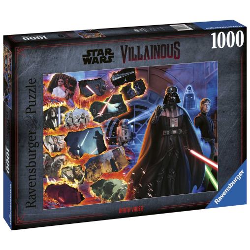 Puzzle Ravensburger Villanos Star Wars Darth Vader de 1000 Pzs