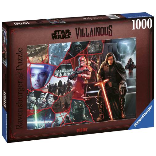 Puzzle Ravensburger Villanos Star Wars Kylo Ren de 1000 Pzs