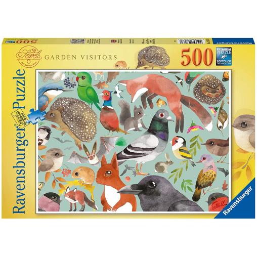 Puzzle Ravensburger Visitantes del Jardín de 500 Piezas