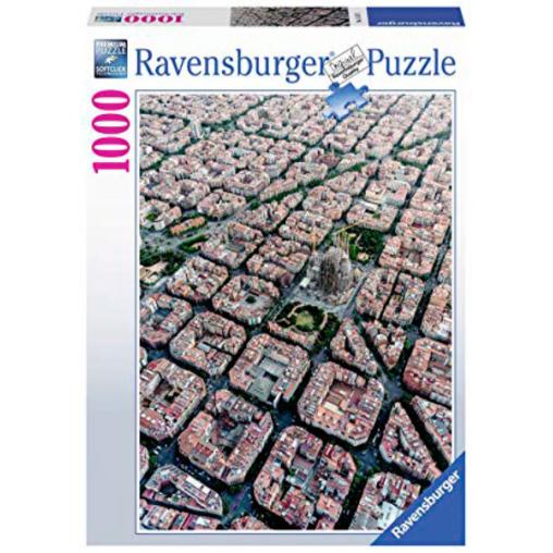 Puzzle Ravensburger Vista Aérea de Barcelona de 1000 Pzs