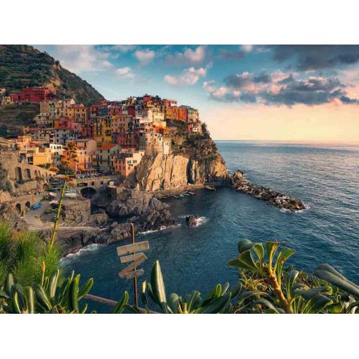 Puzzle Ravensburger Vista de Cinque Terre de 1500 Piezas