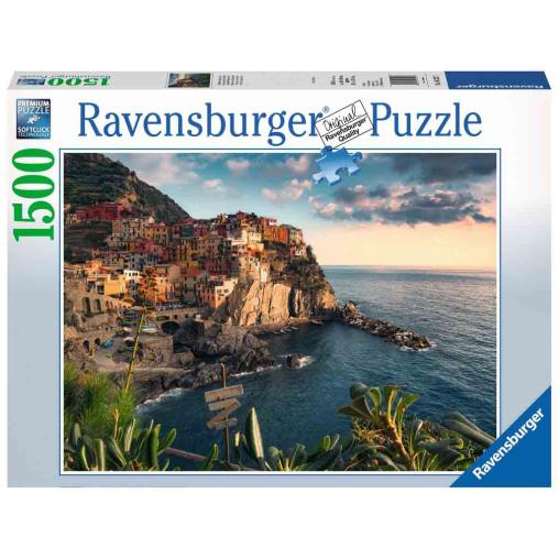 Puzzle Ravensburger Vista de Cinque Terre de 1500 Piezas