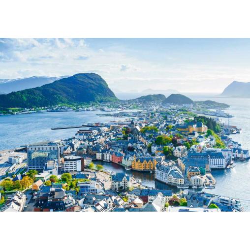 Puzzle Ravensburger Vista sobre Alesund de 1000 Piezas