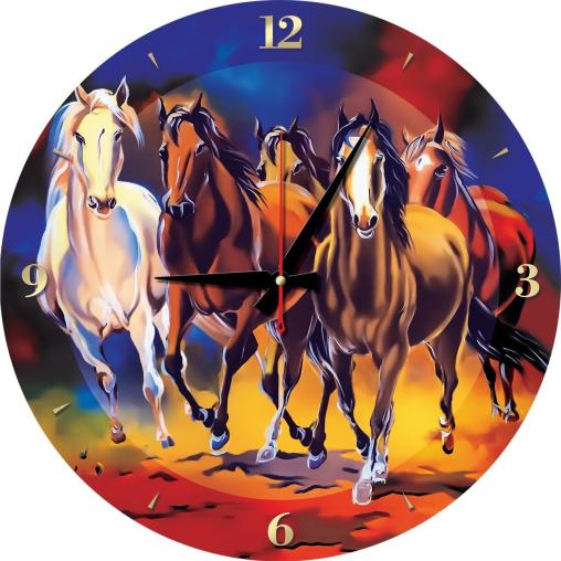 Puzzle Reloj Art Puzzle Caballos Jades 570 Piezas