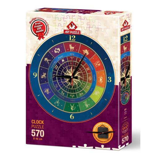 Puzzle Reloj Art Puzzle Zodiaco 570 Piezas