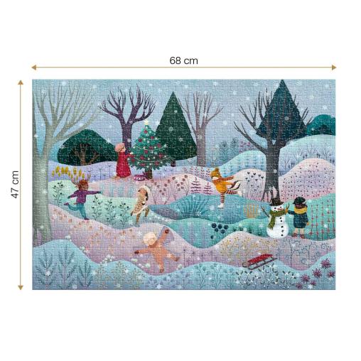 Puzzle Roovi Bosque Mágico, Invierno de 1000 Piezas