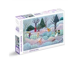 Puzzle Roovi Bosque Mágico, Invierno de 1000 Piezas