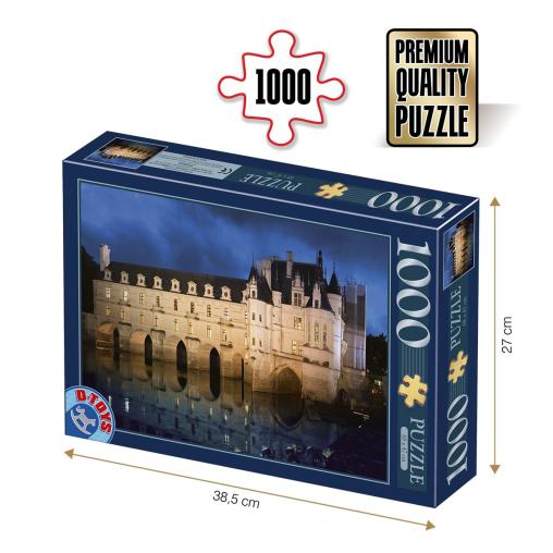 Puzzle Roovi Castillo de Chenonceau de 1000 Piezas