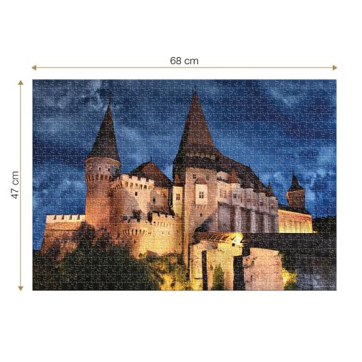 Puzzle Roovi Castillo de Hunedoara de 1000 Piezas